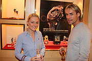Sven Hannawald mit Freundin Marie-Therese Müller (©Foto: Martin Schmitz)